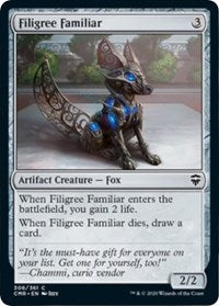 Filigree Familiar [Commander Legends] | Cards and Coasters CA