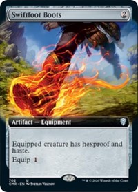 Swiftfoot Boots (Extended Art) [Commander Legends] | Cards and Coasters CA