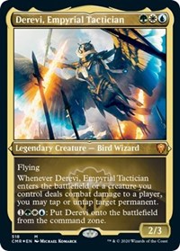 Derevi, Empyrial Tactician (Foil Etched) [Commander Legends] | Cards and Coasters CA