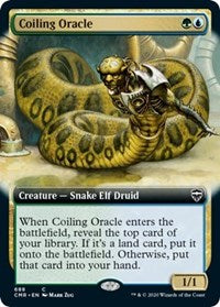 Coiling Oracle (Extended Art) [Commander Legends] | Cards and Coasters CA