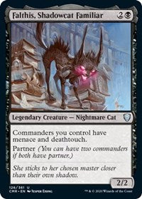 Falthis, Shadowcat Familiar [Commander Legends] | Cards and Coasters CA