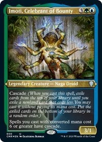 Imoti, Celebrant of the Bounty (Foil Etched) [Commander Legends] | Cards and Coasters CA