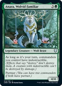 Anara, Wolvid Familiar [Commander Legends] | Cards and Coasters CA