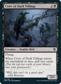 Crow of Dark Tidings [Commander Legends] | Cards and Coasters CA