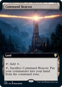 Command Beacon (Extended Art) [Commander Legends] | Cards and Coasters CA