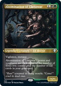 Abomination of Llanowar (Foil Etched) [Commander Legends] | Cards and Coasters CA