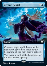 Arcane Denial (Extended Art) [Commander Legends] | Cards and Coasters CA