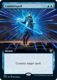 Counterspell (Extended Art) [Commander Legends] | Cards and Coasters CA