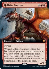 Hellkite Courser (Extended Art) [Commander Legends] | Cards and Coasters CA