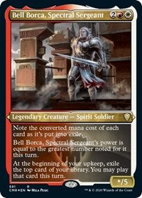 Bell Borca, Spectral Sergeant (Foil Etched) [Commander Legends] | Cards and Coasters CA