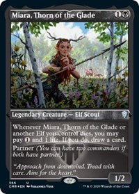 Miara, Thorn of the Glade (Foil Etched) [Commander Legends] | Cards and Coasters CA