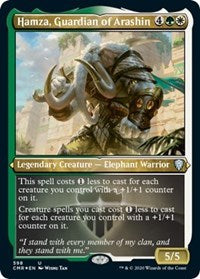 Hamza, Guardian of Arashin (Foil Etched) [Commander Legends] | Cards and Coasters CA