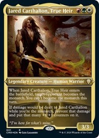 Jared Carthalion, True Heir (Foil Etched) [Commander Legends] | Cards and Coasters CA
