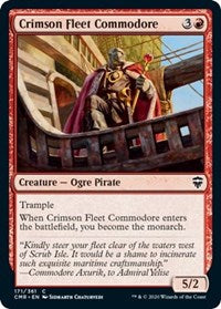 Crimson Fleet Commodore [Commander Legends] | Cards and Coasters CA