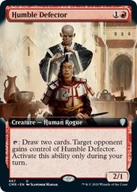 Humble Defector (Extended Art) [Commander Legends] | Cards and Coasters CA
