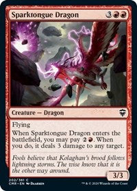 Sparktongue Dragon [Commander Legends] | Cards and Coasters CA