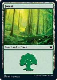 Forest (511) [Commander Legends] | Cards and Coasters CA