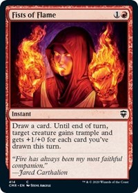 Fists of Flame [Commander Legends] | Cards and Coasters CA