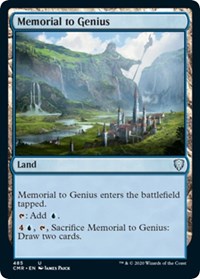 Memorial to Genius [Commander Legends] | Cards and Coasters CA