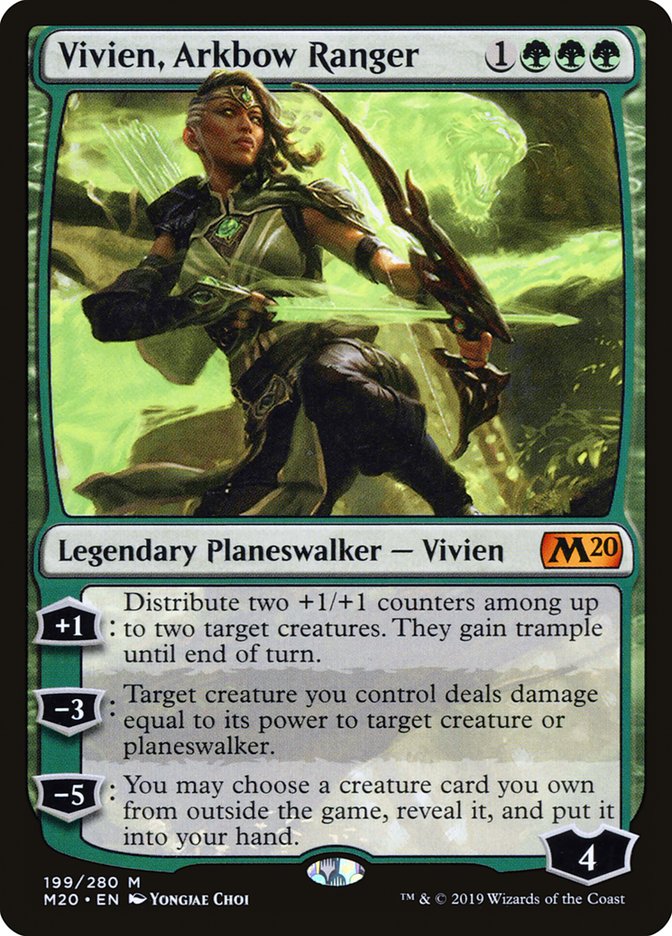 Vivien, Arkbow Ranger [Core Set 2020] | Cards and Coasters CA
