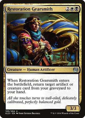 Restoration Gearsmith [Kaladesh] | Cards and Coasters CA