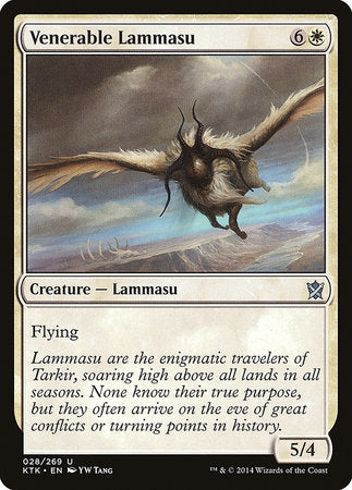 Venerable Lammasu [Khans of Tarkir] | Cards and Coasters CA