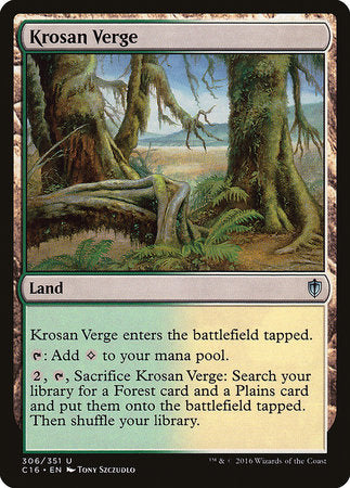 Krosan Verge [Commander 2016] | Cards and Coasters CA