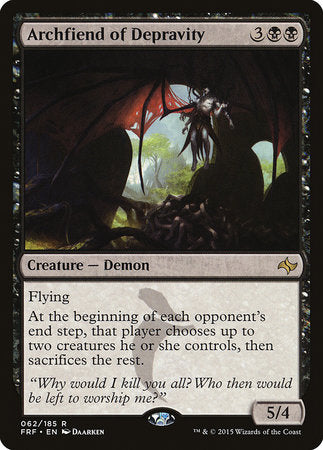 Archfiend of Depravity [Fate Reforged] | Cards and Coasters CA