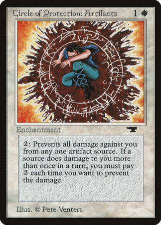 Circle of Protection: Artifacts [Antiquities] | Cards and Coasters CA