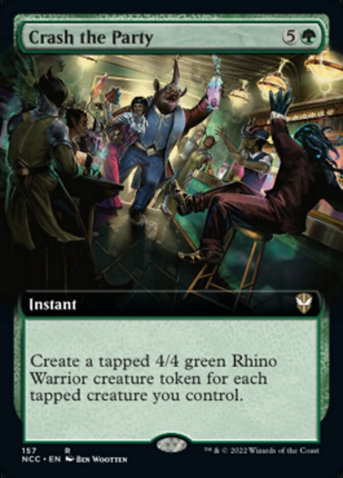 Crash the Party (Extended Art) [Streets of New Capenna Commander] | Cards and Coasters CA