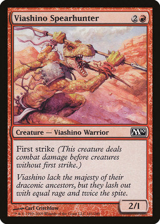 Viashino Spearhunter [Magic 2010] | Cards and Coasters CA