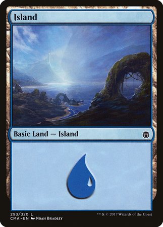 Island (293) [Commander Anthology] | Cards and Coasters CA