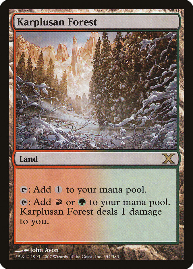 Karplusan Forest [Tenth Edition] | Cards and Coasters CA