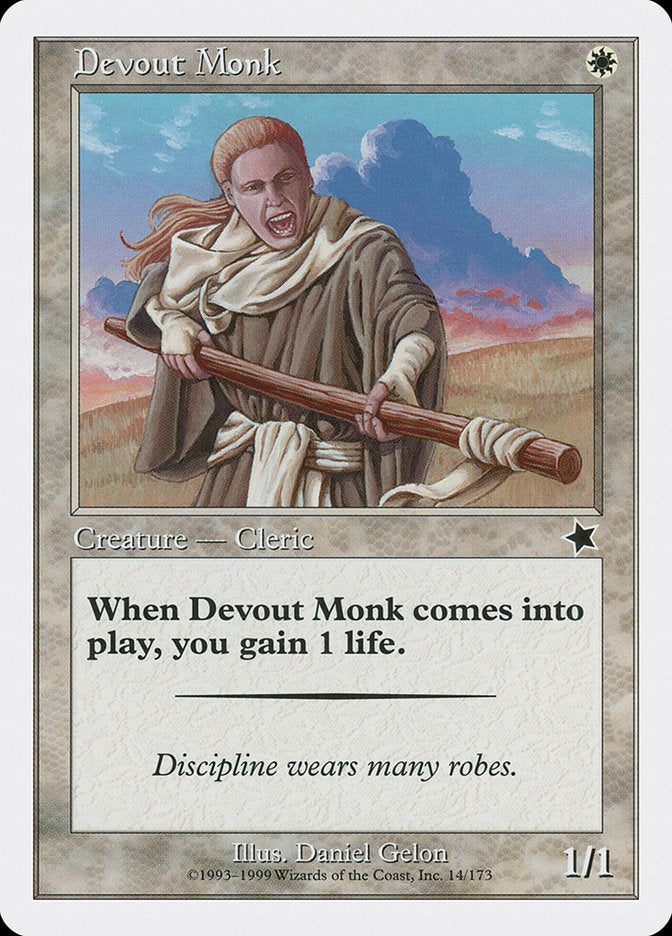 Devout Monk [Starter 1999] | Cards and Coasters CA