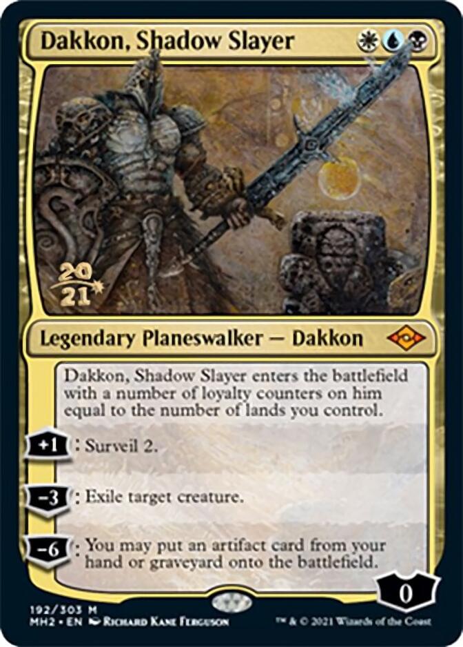 Dakkon, Shadow Slayer [Modern Horizons 2 Prerelease Promos] | Cards and Coasters CA