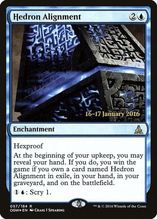 Hedron Alignment [Oath of the Gatewatch Promos] | Cards and Coasters CA