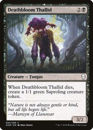 Deathbloom Thallid [Dominaria] | Cards and Coasters CA