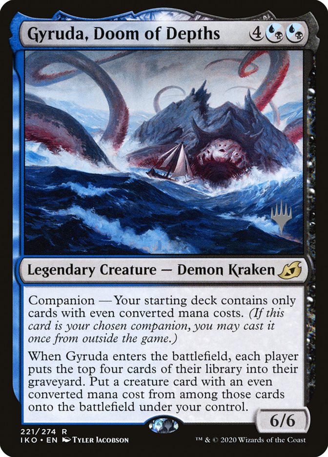 Gyruda, Doom of Depths (Promo Pack) [Ikoria: Lair of Behemoths Promos] | Cards and Coasters CA