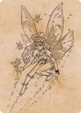 Pixie Guide (Showcase) Art Card [Dungeons & Dragons: Adventures in the Forgotten Realms Art Series] | Cards and Coasters CA