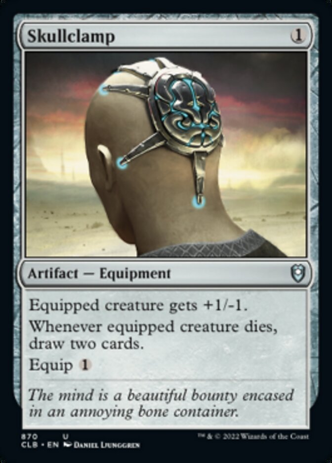 Skullclamp [Commander Legends: Battle for Baldur's Gate] | Cards and Coasters CA