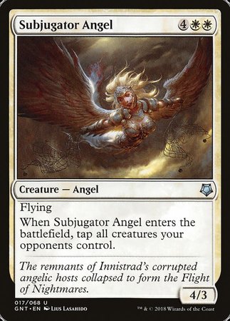 Subjugator Angel [Game Night] | Cards and Coasters CA