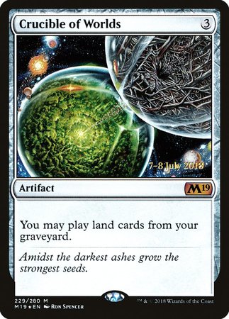 Crucible of Worlds [Core Set 2019 Promos] | Cards and Coasters CA