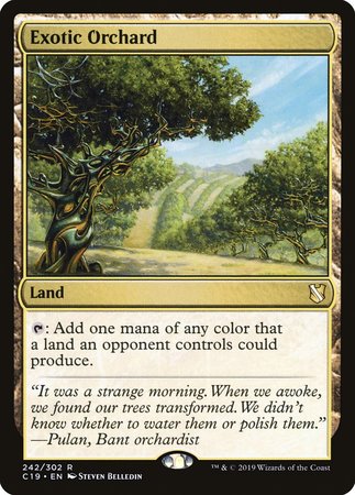 Exotic Orchard [Commander 2019] | Cards and Coasters CA