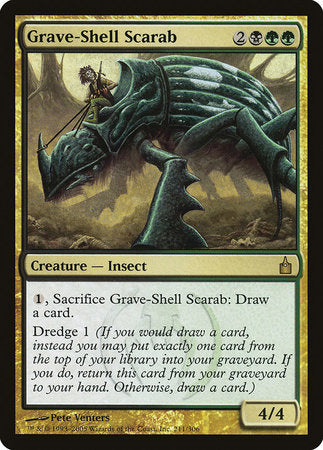 Grave-Shell Scarab [Ravnica: City of Guilds] | Cards and Coasters CA