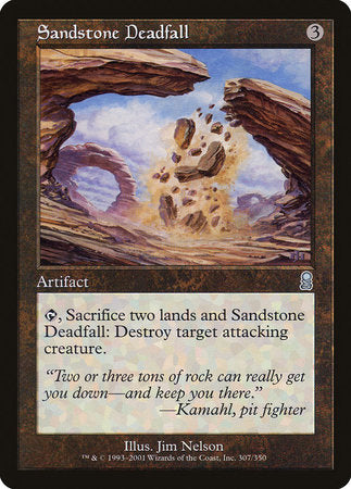 Sandstone Deadfall [Odyssey] | Cards and Coasters CA