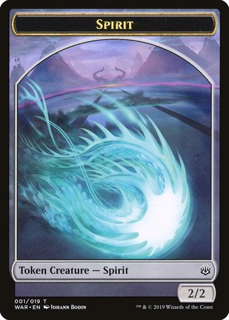 Spirit Token [War of the Spark Tokens] | Cards and Coasters CA