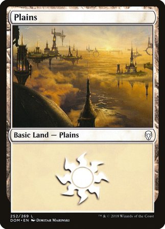 Plains (252) [Dominaria] | Cards and Coasters CA