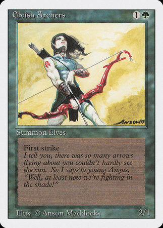 Elvish Archers [Revised Edition] | Cards and Coasters CA