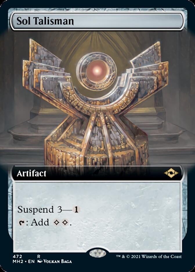Sol Talisman (Extended Art) [Modern Horizons 2] | Cards and Coasters CA