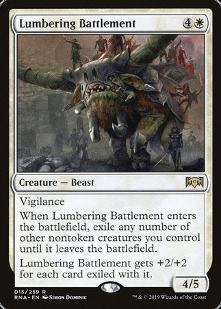 Lumbering Battlement [Ravnica Allegiance] | Cards and Coasters CA